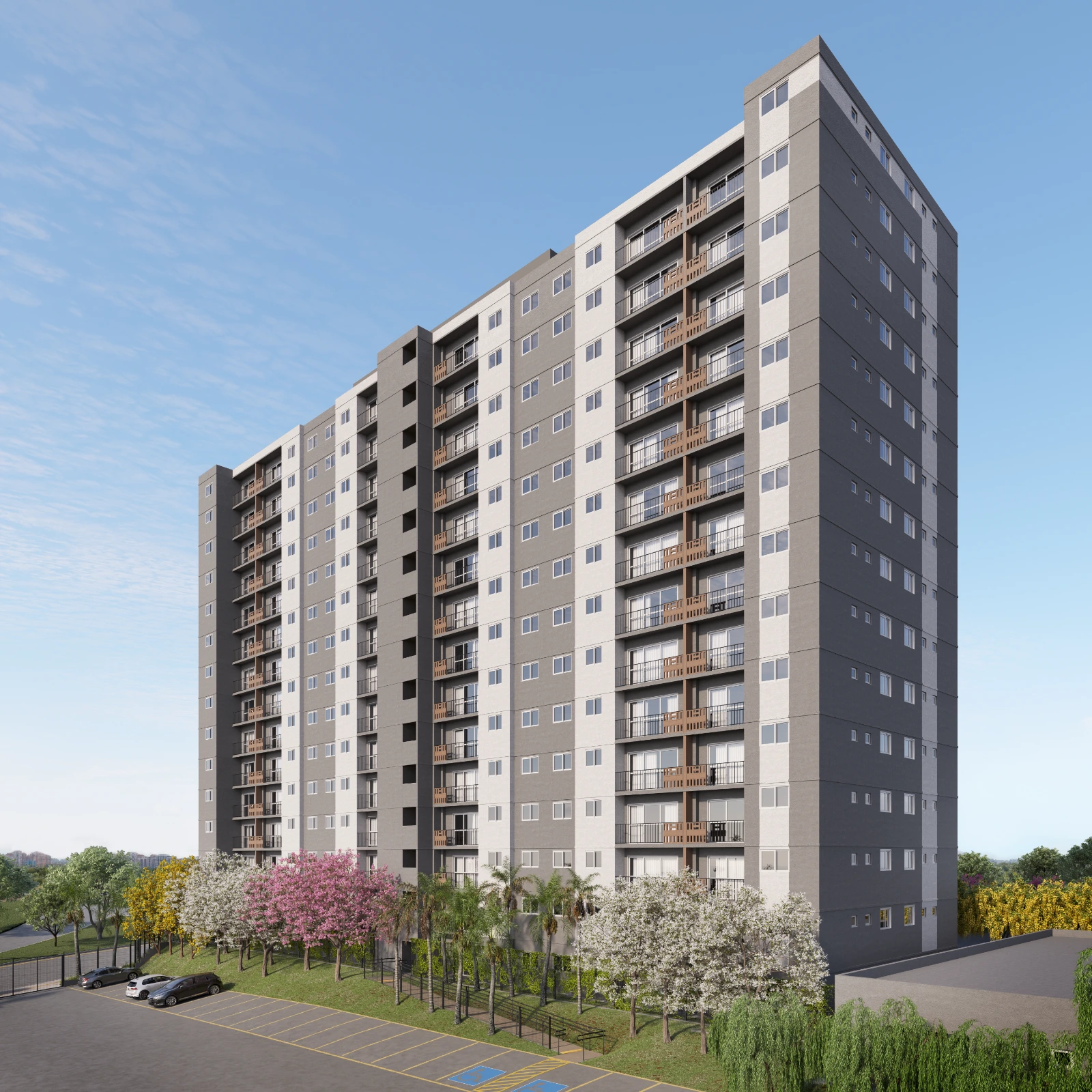 Apartamento 2 Quartos com Suíte e Varanda em Aparecida de Goiânia | Parque América Trancoso – A partir de R$370 mil